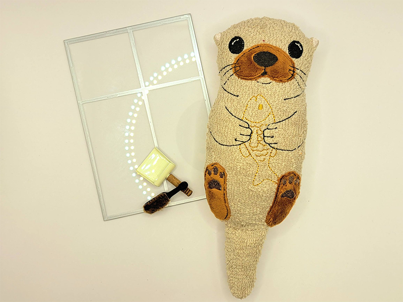 WischOtter Fensterwischer - ITH-Stickdatei